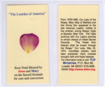 Laminated Blessed Rose Petal