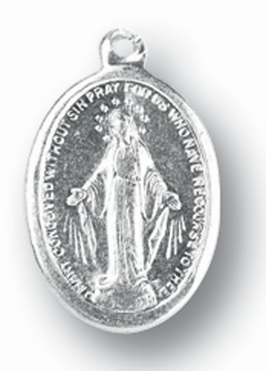 5/8" Aluminum Miraculous Medal