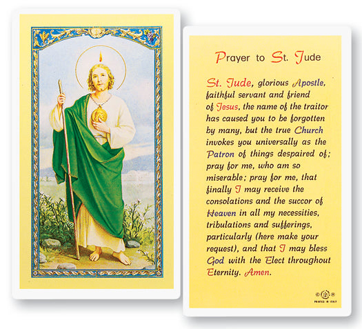 St. Jude Holy Card